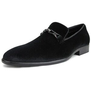 Amali Aller-000 Mens Black Velvet Bit Loafers Dress Shoes Size 9 JMS04192101M